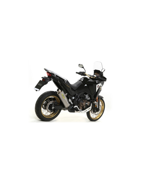 Silencieux Maxi Race-Tech ARROW - titane - embout inox - homologué - HONDA