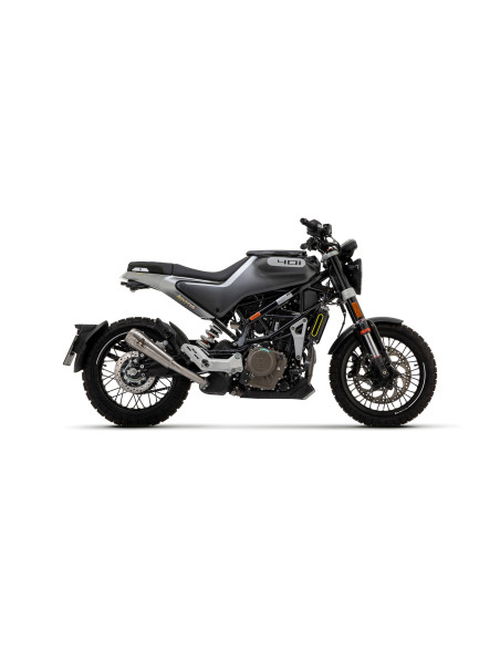 Silencieux Pro-Race ARROW - nichrome dark - homologué - HUSQVARNA SVARTPILEN / VITPILEN 401 2020-2023