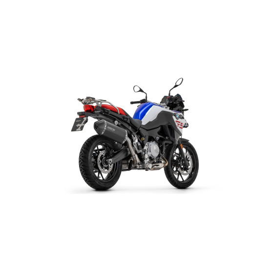 Silencieux Maxi Race-Tech ARROW - aluminium dark - embout carbone - homologué - BMW F 750 GS - F 850 GS 2021-2024