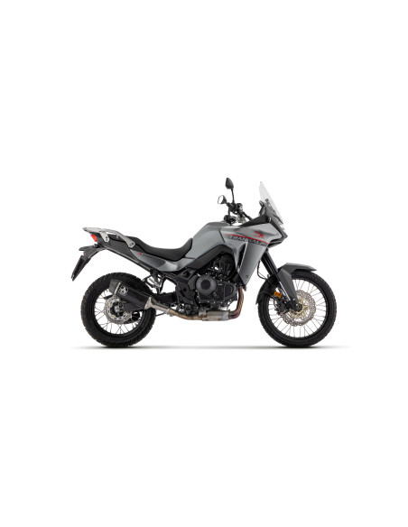 Silencieux Indy Race ARROW - aluminium dark - embout carbone - homologué - HONDA XL 750 TRANSALP 2023-2026