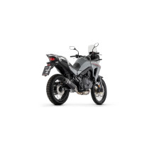 Silencieux Indy Race ARROW - aluminium dark - embout carbone - homologué - HONDA XL 750 TRANSALP 2023-2026 2
