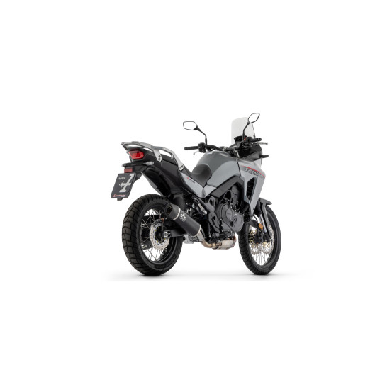 Silencieux Indy Race ARROW - aluminium dark - embout carbone - homologué - HONDA XL 750 TRANSALP 2023-2026