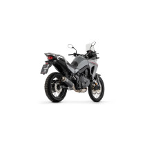 Silencieux Indy Race ARROW - aluminium dark - embout inox - homologué - HONDA XL 750 TRANSALP 2023-2026 2