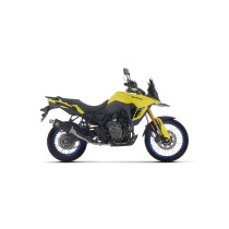 Silencieux Indy Race ARROW - aluminium dark - embout inox - homologué - SUZUKI V-STROM 800DE / SE 2023-2026