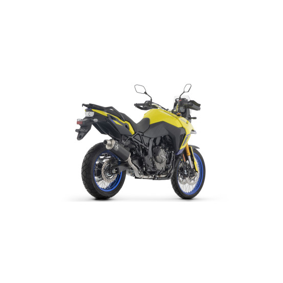 Silencieux Indy Race ARROW - aluminium dark - embout inox - homologué - SUZUKI V-STROM 800DE / SE 2023-2026