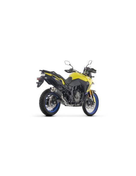 Silencieux Indy Race ARROW - aluminium dark - embout inox - homologué - SUZUKI V-STROM 800DE / SE 2023-2026
