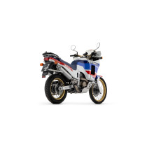Silencieux Paris-Dakar Replica ARROW - inox - homologué - HONDA XRV 650 AFRICA TWIN 1988-1989 2