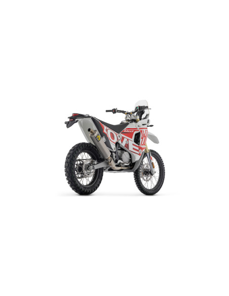 Silencieux Indy Race ARROW - aluminium dark - embout titane - homologué - KOVE 450 RALLY 2023-2026