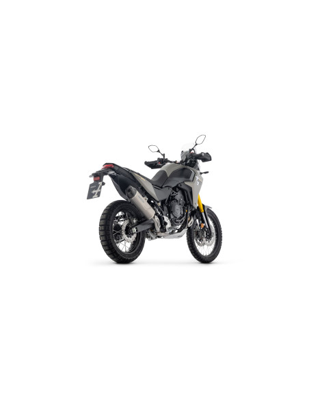 Silencieux Indy Race EVO ARROW - aluminium dark - embout carbone - homologué - YAMAHA TENERÉ 700 2019-2026