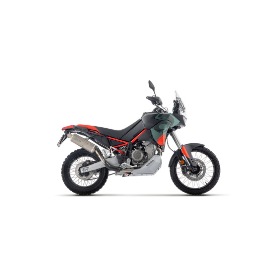 Silencieux Indy Race EVO ARROW - titane - embout inox - homologué - APRILIA TUAREG 660 2022-2026