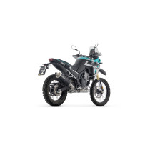 Silencieux Indy Race EVO ARROW - aluminium dark - embout inox - homologué - KOVE 800X PRO 2024 - 800X PRO / 800X RALLY 2025-2026 2