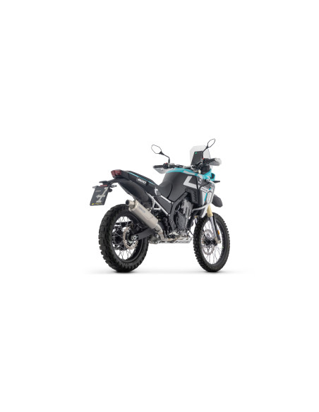 Silencieux Indy Race EVO ARROW - titane - embout inox - homologué - KOVE 800X PRO 2024 - 800X PRO / 800X RALLY 2025-2026