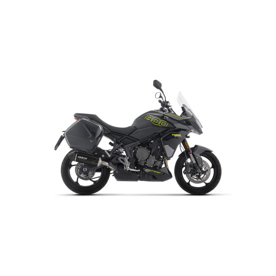Silencieux Indy Race EVO ARROW - titane - embout carbone - homologué - TRIUMPH TIGER SPORT 800 2025-2026