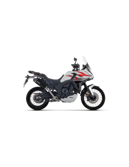 Silencieux Indy Race ARROW - aluminium dark - embout carbone - homologué - ZONTES ZT703-F 2025-2026