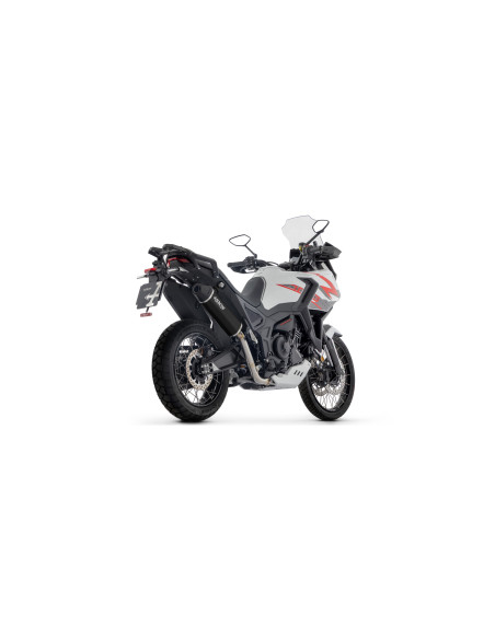 Silencieux Indy Race ARROW - aluminium dark - embout carbone - homologué - ZONTES ZT703-F 2025-2026