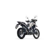 Silencieux Indy Race ARROW - aluminium dark - embout carbone - homologué - MOTO MORINI ALLTHRIKE 450 2025-2026 2