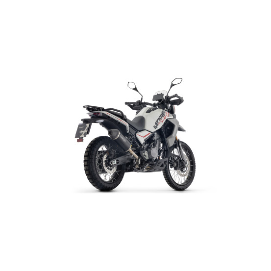 Silencieux Indy Race ARROW - aluminium dark - embout carbone - homologué - MOTO MORINI ALLTHRIKE 450 2025-2026