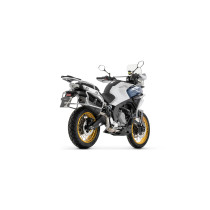 Silencieux Indy Race EVO ARROW - titane - embout carbone - homologué - CF MOTO 700MT ADVENTURE 2025-2026 2