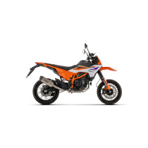 Silencieux Indy Race EVO ARROW - titane - embout carbone - homologué - KTM 390 ENDURO R / SMC-R 2025-2026