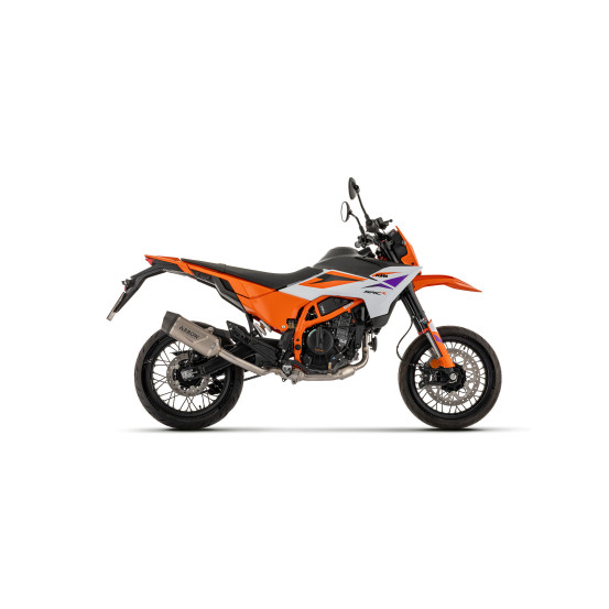 Silencieux Indy Race EVO ARROW - titane - embout carbone - homologué - KTM 390 ENDURO R / SMC-R 2025-2026