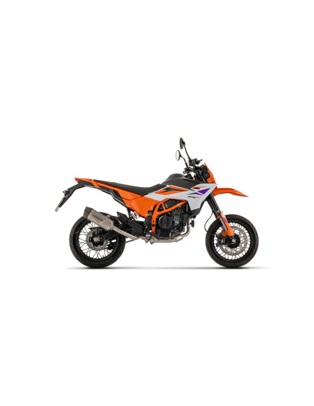 Silencieux Indy Race EVO ARROW - titane - embout carbone - homologué - KTM 390 ENDURO R / SMC-R 2025-2026