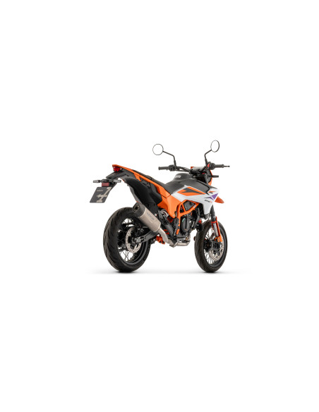 Silencieux Indy Race EVO ARROW - titane - embout carbone - homologué - KTM 390 ENDURO R / SMC-R 2025-2026