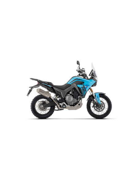 Silencieux Indy Race EVO ARROW - titane - embout inox - homologué - MORBIDELLI T502X 2026