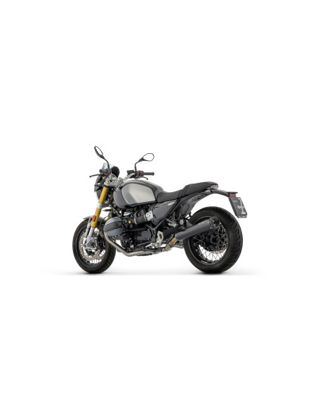 Silencieux Rebel en ARROW - nichrome dark - embout aluminium dark - homologué - BMW R 12 NINET 2024-2026