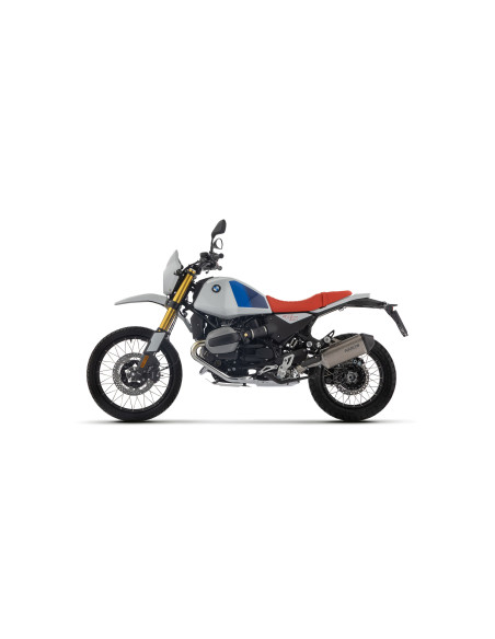 Silencieux Explorer ARROW - aluminium dark - embout carbone - homologué - BMW R 12 G/S 2025-2026