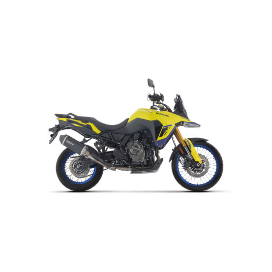 Silencieux Explorer ARROW - titane - embout carbone - homologué - SUZUKI V-STROM 800DE / SE 2023-2026