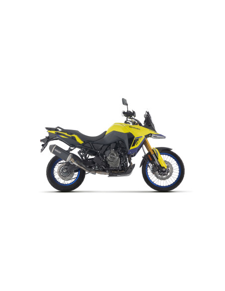 Silencieux Explorer ARROW - titane - embout carbone - homologué - SUZUKI V-STROM 800DE / SE 2023-2026