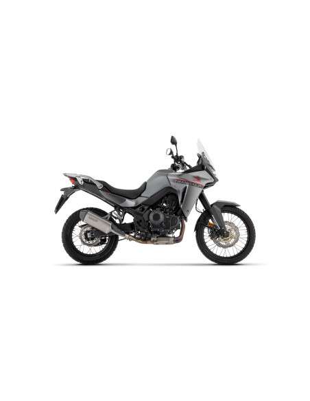 Silencieux Explorer ARROW - aluminium dark - embout carbone - homologué - HONDA XL 750 TRANSALP 2023-2026