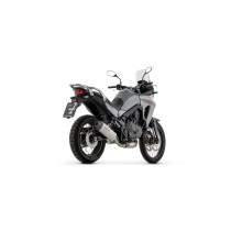 Silencieux Explorer ARROW - aluminium dark - embout carbone - homologué - HONDA XL 750 TRANSALP 2023-2026 2