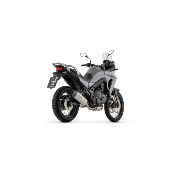 Silencieux Explorer ARROW - aluminium dark - embout carbone - homologué - HONDA XL 750 TRANSALP 2023-2026