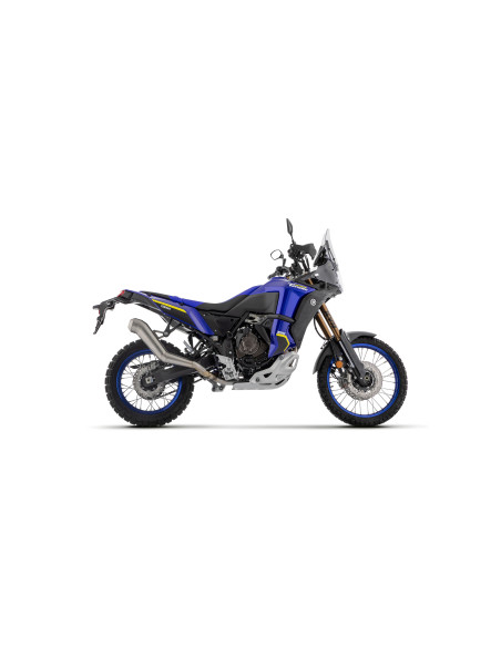 Silencieux Explorer ARROW - aluminium dark - embout carbone - homologué - YAMAHA TENERÉ 700 2019-2026