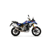Silencieux Indy Race EVO ARROW - aluminium dark - embout carbone - homologué - BMW F 450 GS 2026
