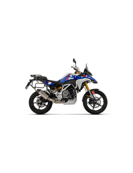Silencieux Indy Race EVO ARROW - aluminium dark - embout carbone - homologué - BMW F 450 GS 2026