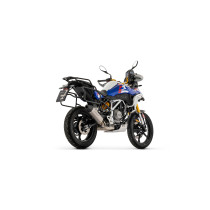Silencieux Indy Race EVO ARROW - aluminium dark - embout carbone - homologué - BMW F 450 GS 2026 2
