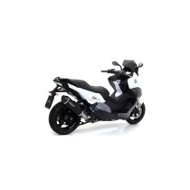 Silencieux Race-Tech ARROW - aluminium dark - embout carbone - homologué - BMW C 650 SPORT 2016-2020 2