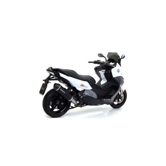 Silencieux Race-Tech ARROW - aluminium dark - embout carbone - homologué - BMW C 650 SPORT 2016-2020