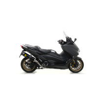 Silencieux Race-Tech ARROW - aluminium - embout carbone - homologué - YAMAHA TMAX 530 2017-2019 - TMAX 560 2020-2024