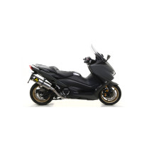 Silencieux Race-Tech ARROW - titane - embout carbone - homologué - YAMAHA TMAX 530 2017-2019 - TMAX 560 2020-2024