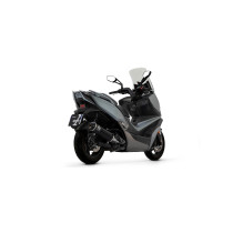 Silencieux Urban ARROW - aluminium dark - embout inox dark - homologué - KYMCO XCITING 400I S 2021-2024 2