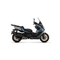 Silencieux Sonora ARROW - inox dark - embout carbone - homologué - BMW C 400 GT / X 2025-2026