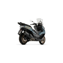 Silencieux Sonora ARROW - inox dark - embout carbone - homologué - BMW C 400 GT / X 2025-2026 2