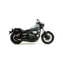 Silencieux Rebel ARROW - inox dark - embout carbone - homologué - YAMAHA XV BOLT 950 R 2014-2016