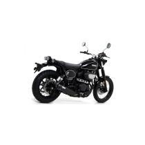 Silencieux Rebel ARROW - inox dark - embout aluminium dark - homologué - YAMAHA SCR 950 2017-2020 2