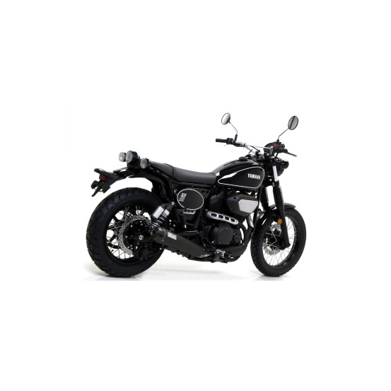 Silencieux Rebel ARROW - inox dark - embout aluminium dark - homologué - YAMAHA SCR 950 2017-2020