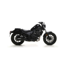 Silencieux Rebel ARROW - inox dark - embout aluminium dark - homologué - HONDA CMX 500 Rebel ARROW 2017-2024