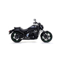 Silencieux Rebel ARROW - inox dark - embout carbone - homologué - KAWASAKI VULCAN S 650 2017-2020